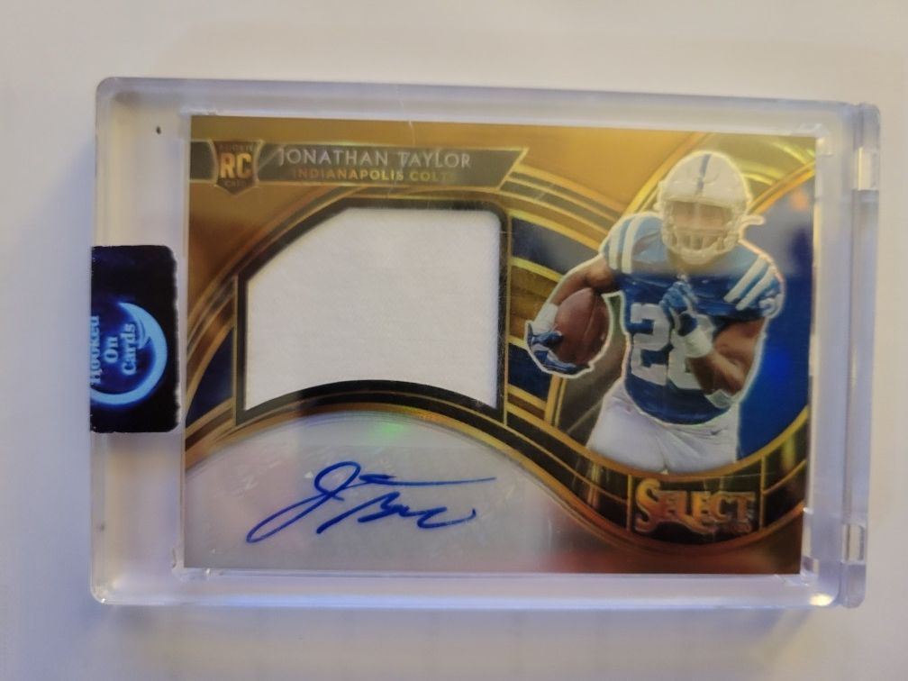 2020 Select RC Jonathan Taylor Rookie Patch Auto #/49