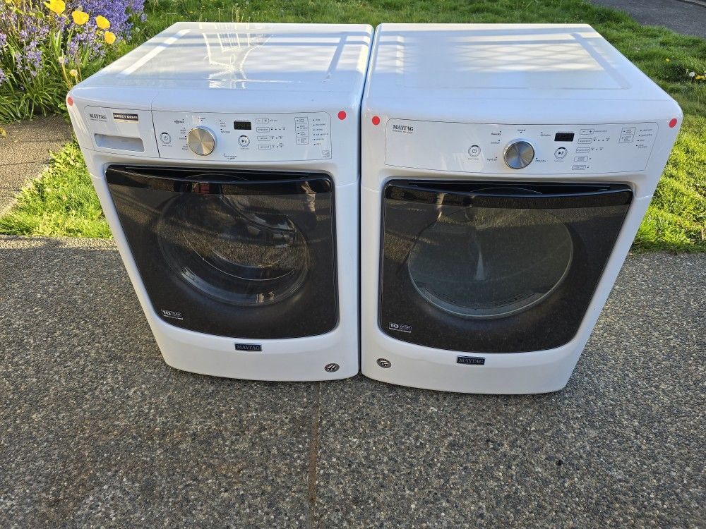 30 Days Warranty (Maytag Washer And Electric Dryer XL) I Can Help You With Free Delivery Within 10 Miles Distance 