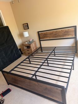 Queen size bed frame