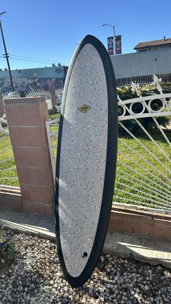 Almond Surfboard with 3 Fins