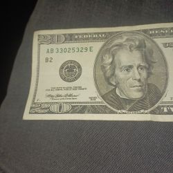 Rare $20 Bill
