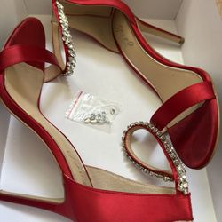 Badgley Mischka Red Heels
