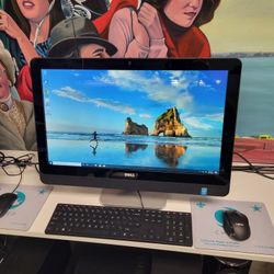 Dell All In One Touchscreen 24" Computer Quad Core I5 16 GB RAM 1 TB HDD