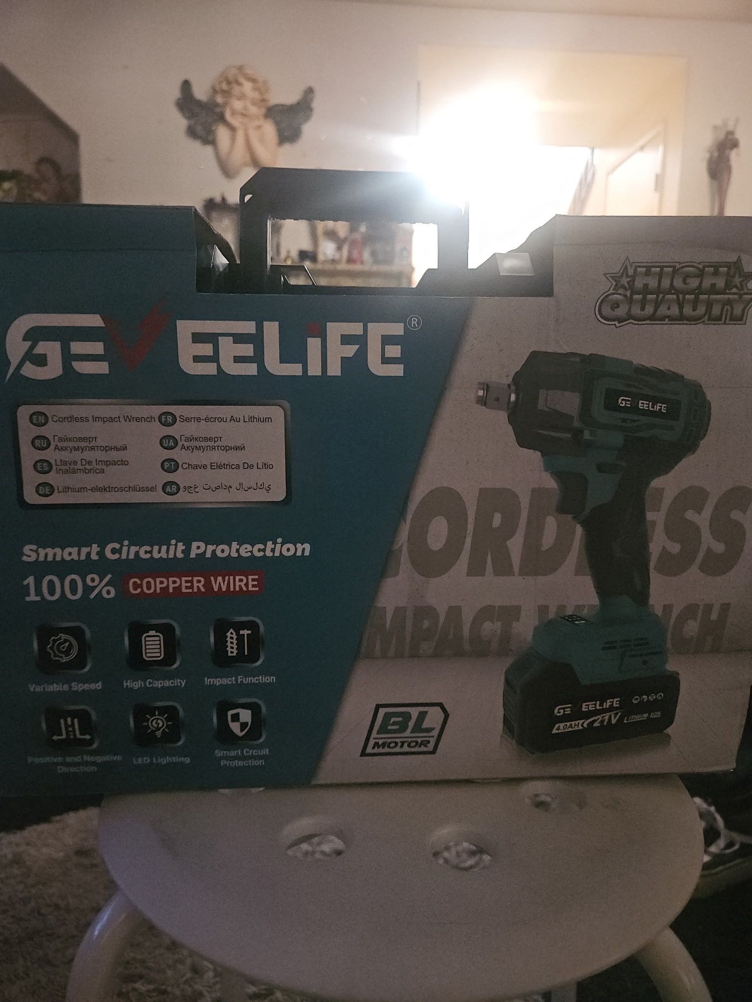 Geveelife 21volt Impact Wrench Cordless