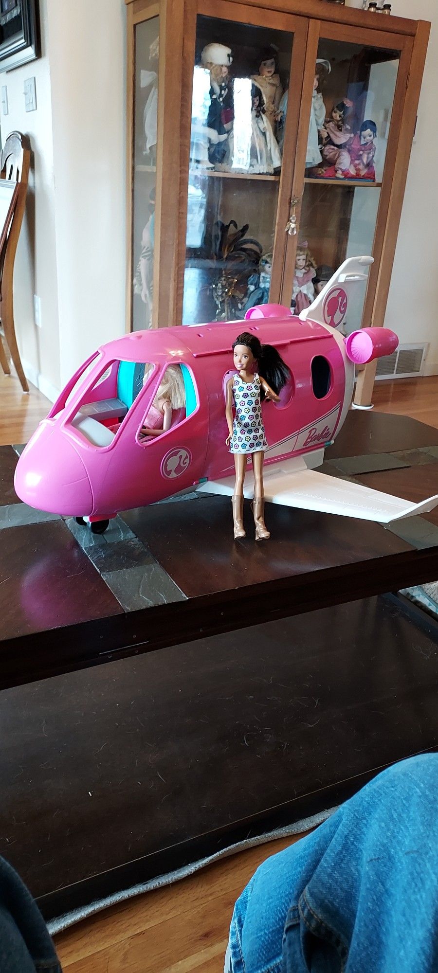 Barbie Airplane With 2 Barbie Dolls