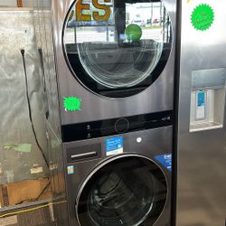 Stackable  Gas Grey Brand New Lg Thin Q One Year Warranty Gas