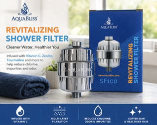 AquaBliss SF100 Shower Filter Revitalizing Vitamin C Chlorine Removal NEW. Pick Up Only!!! West Hollywood!!!