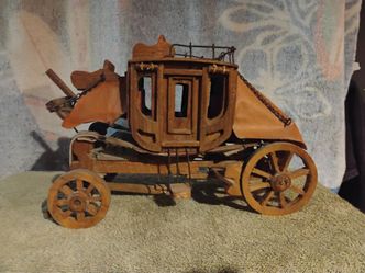 Antique Wooden Stage Coach