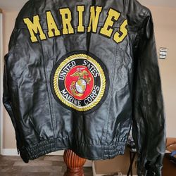 U. S. Marine Corp Leather Jacket 