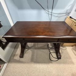 Brown desk