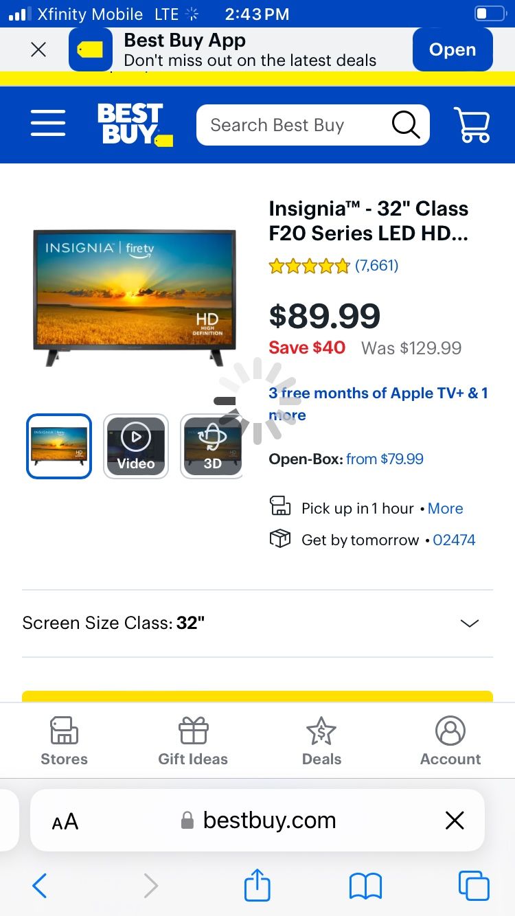 Insignia 32 Inch Tv