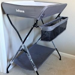 Used Diaper Changing Table Folding Diaper Station 