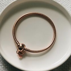 S925 Rose Gold Tone Bracelet 