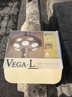Vega-l battery  rechargeable umbrella light