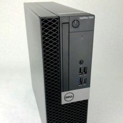 Fast! Dell Optiplex PC Intel Core i7 CPU 12GB RAM 256GB SSD DVDRW USB C Port Windows 11 Professional 
