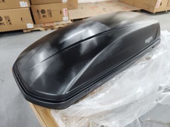 Roof Cargo Box Medium-size Black  14.8 Cu Ft (420 L) Capacity  Car Top Carrier Great Condition
