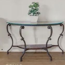 Classic Glass End Table