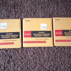Kodak Color Compensating Gelatin Filter For Camera 