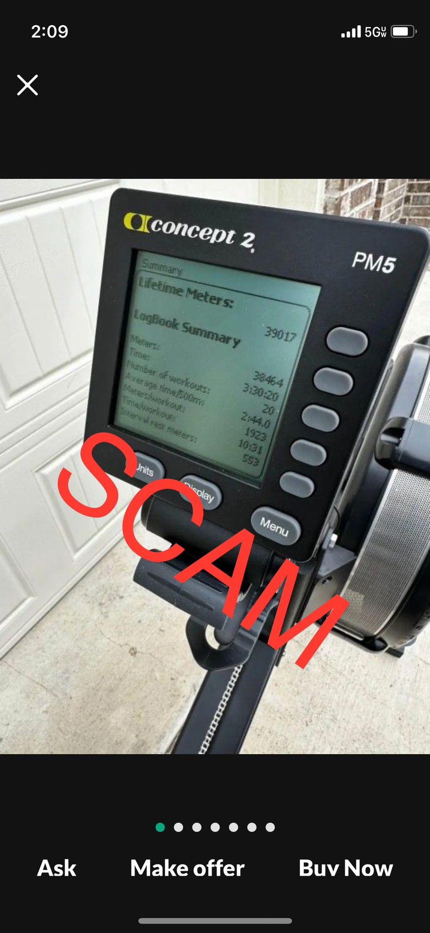 Concept 2 Rower for Sale in Seattle, WA - OfferUp