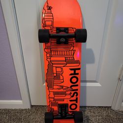 Hybrid Skate Board W/ Long Board Wheels