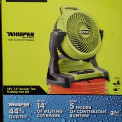 Ryobi 18v One+ Whisper Series.