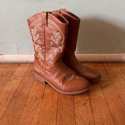 Kids Brown Western Boots Girls