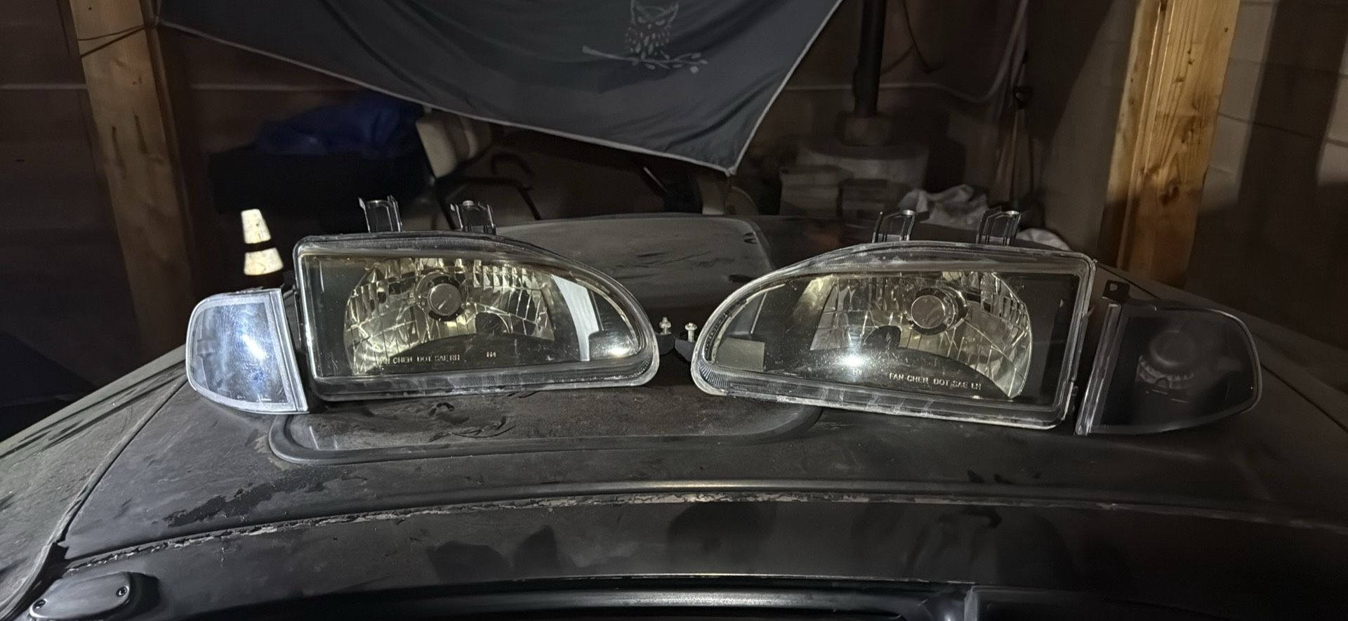 1993 Civic Front Headlights