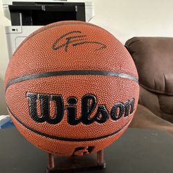 COOPER FLAGG SIGNED DALLAS MAVERICKS MAVS AUTOGRAPHED WILSON BASKETBALL COA 946