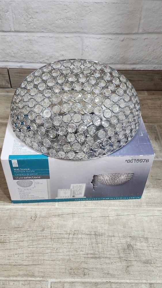Two Style Selections Blingy Wall Sconces