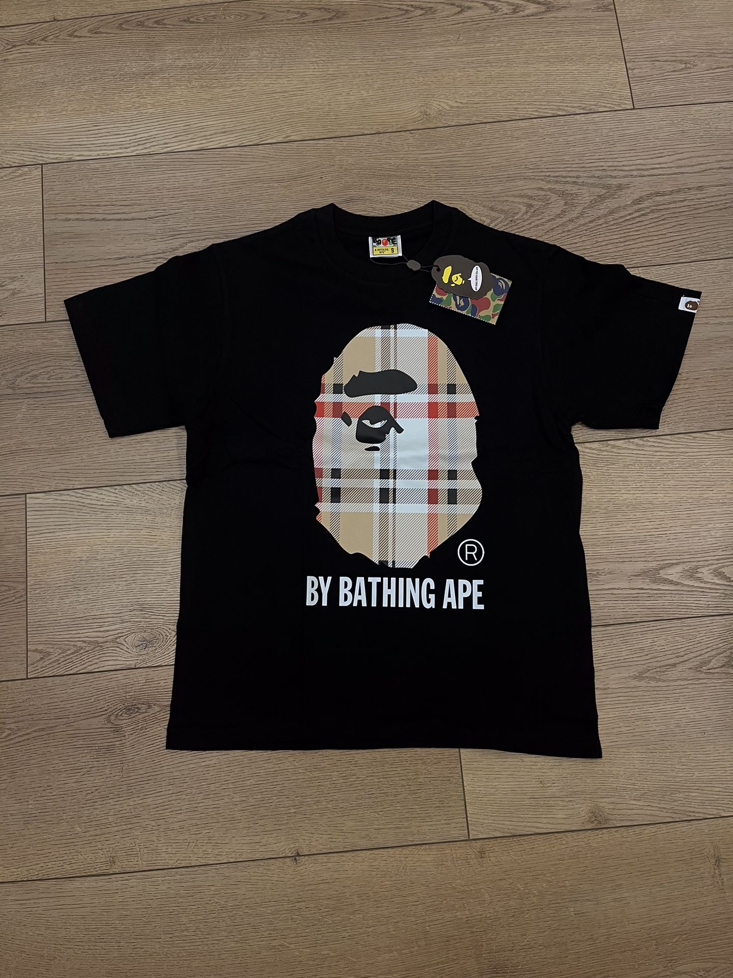 Black Burberry Bape Tee (sizes XL,XXL)
