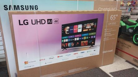 LG 65" 4k Tv powered with AI On Payments With $49 down to take home , easy online application available