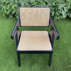 Teak & Cane Chair (#1)