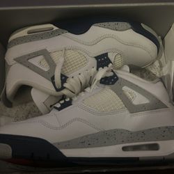 Air Jordan 4 Retro White/midnight Navy 