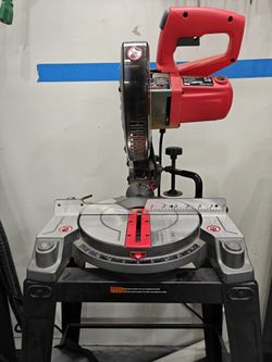7-1/4" Craftsman Single Bevel Compound Miter Saw with Stand