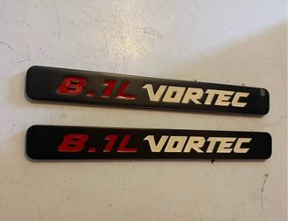 Chevy 8.1 badges
