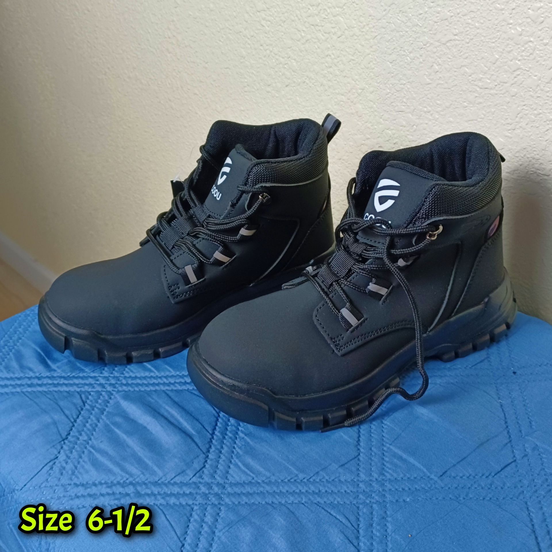 Coov Steel Toe Black 6.5
