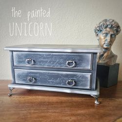 Dark And Moody Refinished Jewelry Box