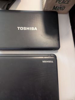 Toshiba laptops 2 too with chargers
