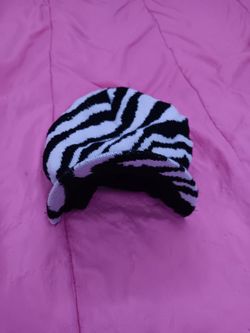 Zebra Pattern Hat