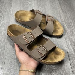 Birkenstock Arizona Mocha Leather | Buckle | Arch Support | Mocca | M 9 | 42