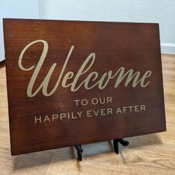 Welcome To Our Wedding Sign