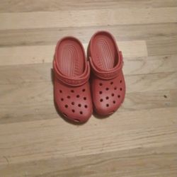 Red Crocs