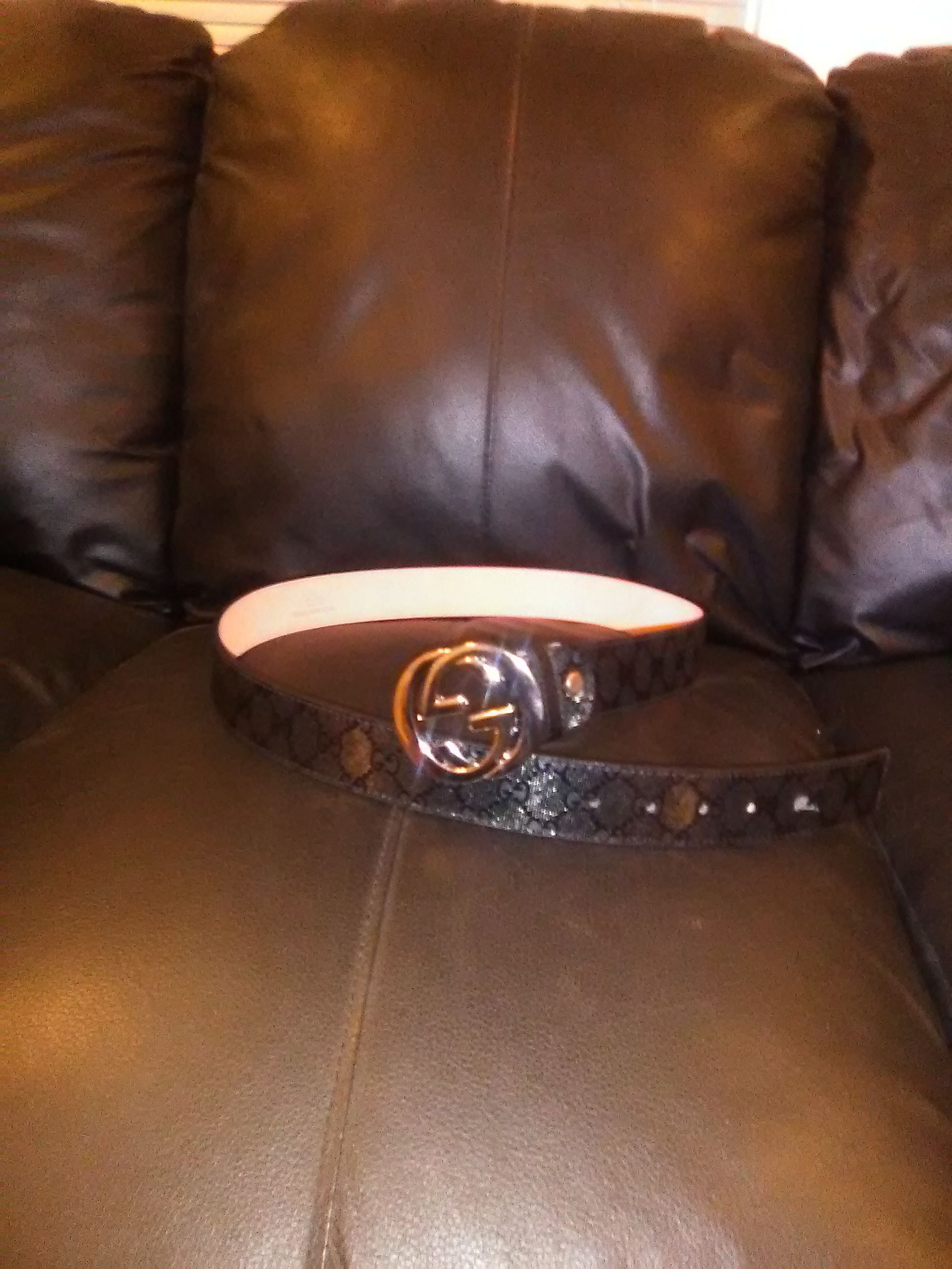 Brand new men's replica Gucci belt