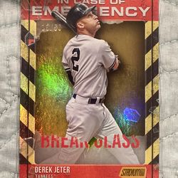 Derek Jeter In Case of Emergency Gold