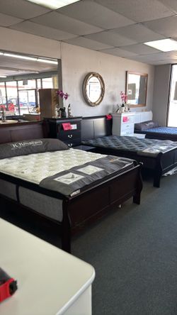 Louis Philippe queen beds