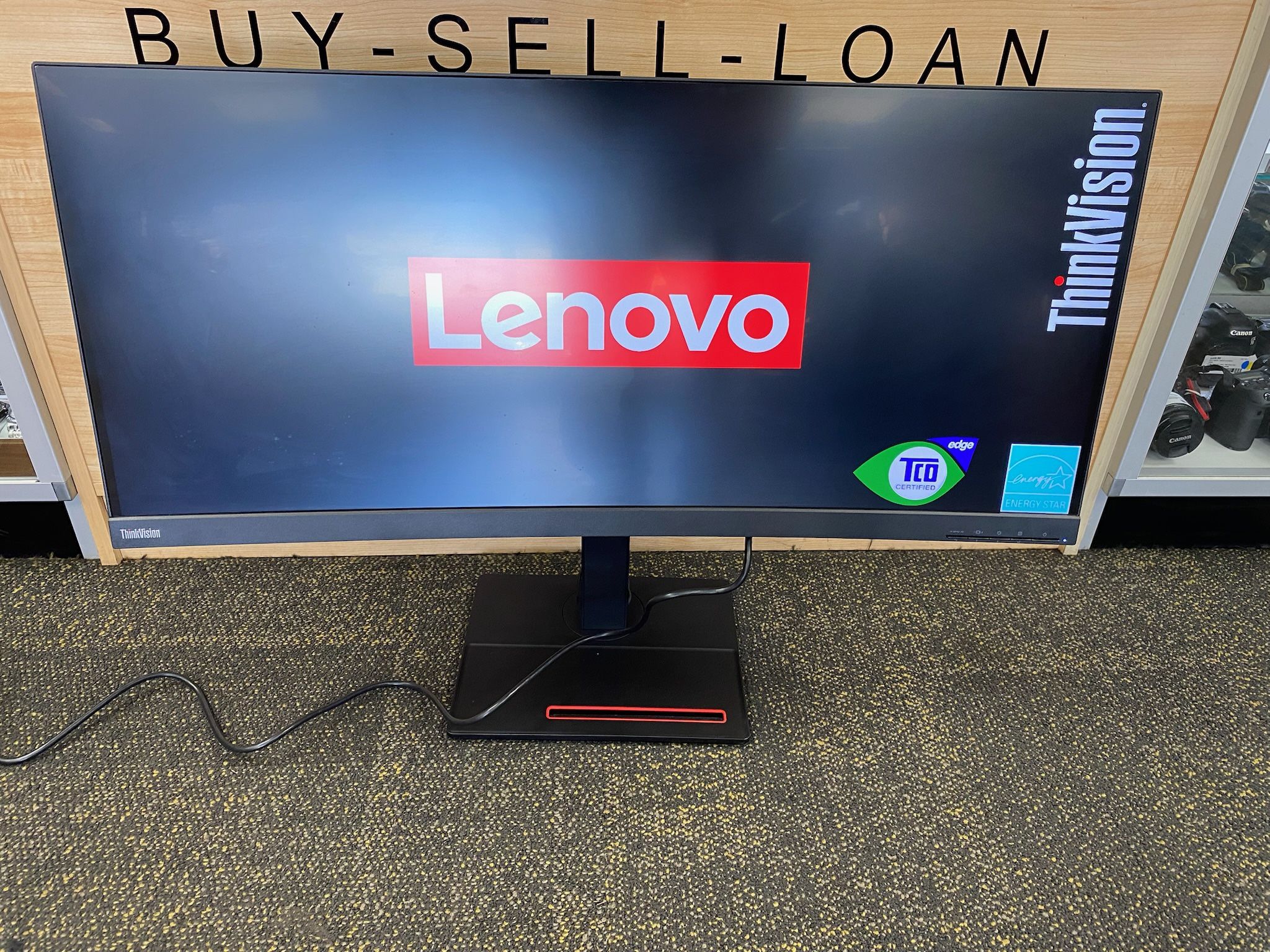 Lenovo ThinkVision P34W-20 34" UW-QHD Curved 60 Hz Monitor 3440x1440