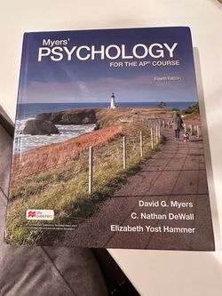 Myer’s Psychology for the AP Course (4th Edition)