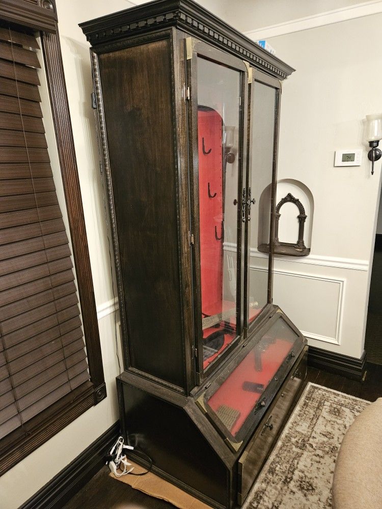 Rifles And Gun Cabinet