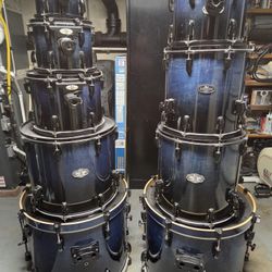 9 Piece Pearl Vision Drums
