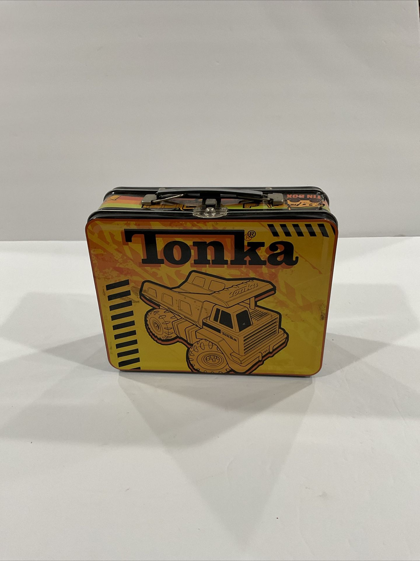 Pre-Owned Excellent Tonka Truck Lunch Box/Pencil Box/ Water Bottle/stickers